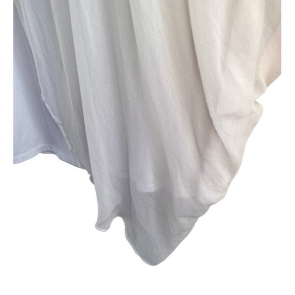Elie Tahari White Silk Asymmetrical Layered Tank Top Small - Picture 3 of 8
